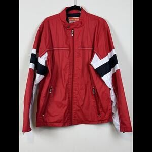 Point Zero Men's Red Sports   Lightweight Outerwear Jacket size XL